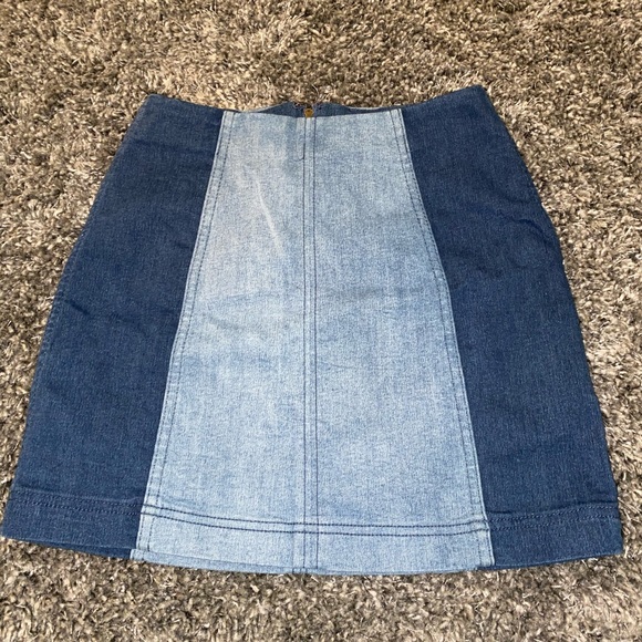 Free people denim mini skirt - Picture 1 of 3